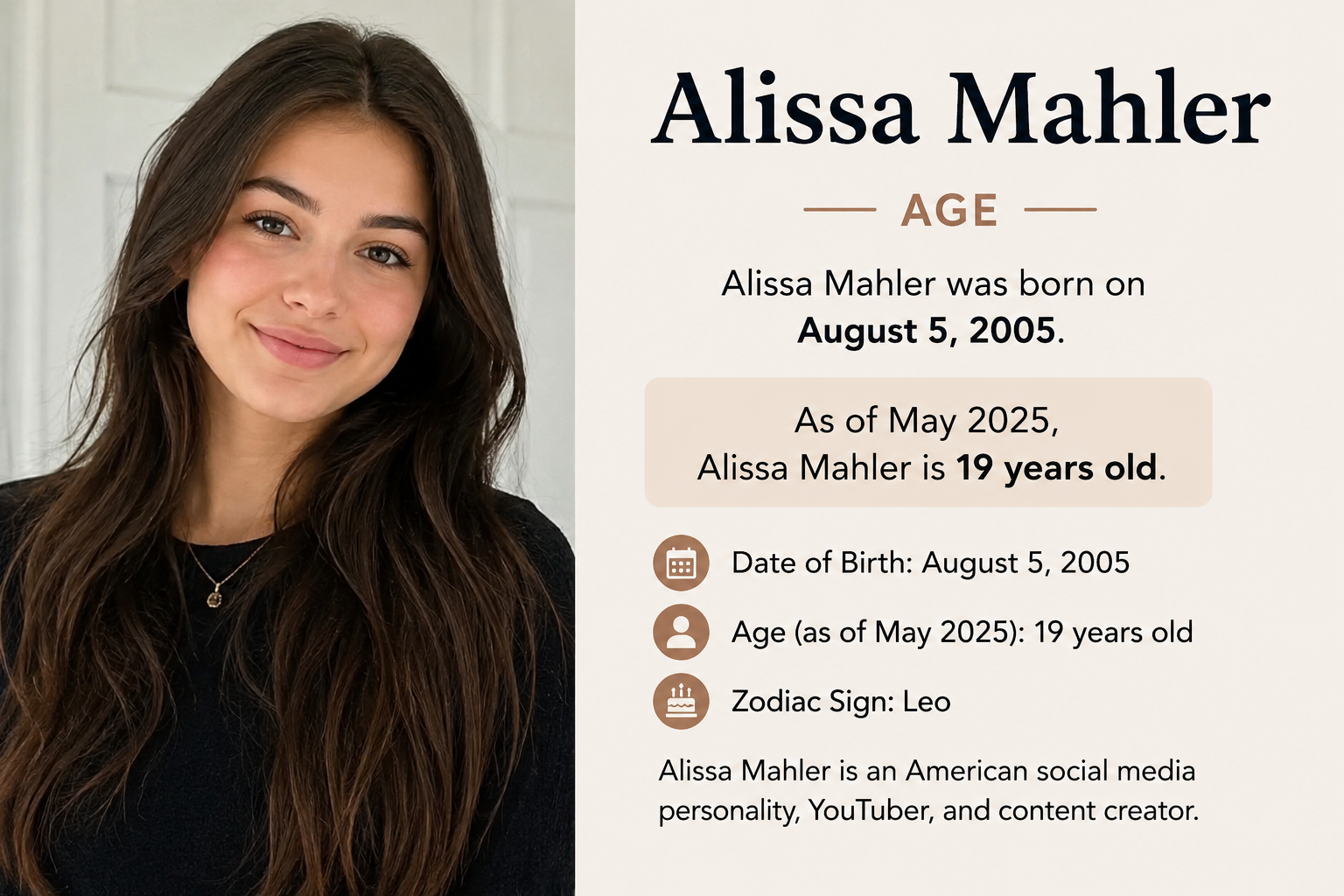 Alissa Mahler Age