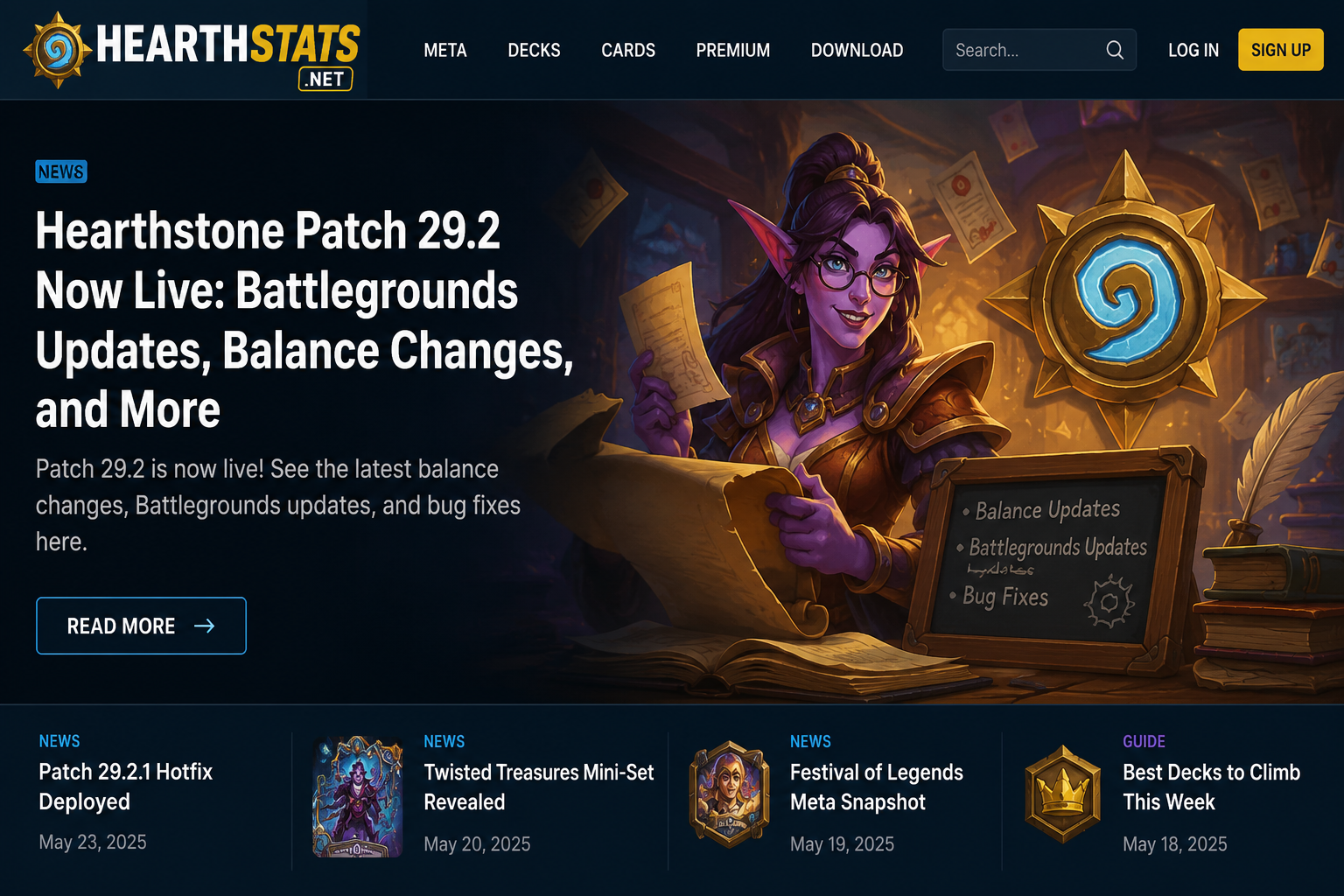 Hearthstats Net News