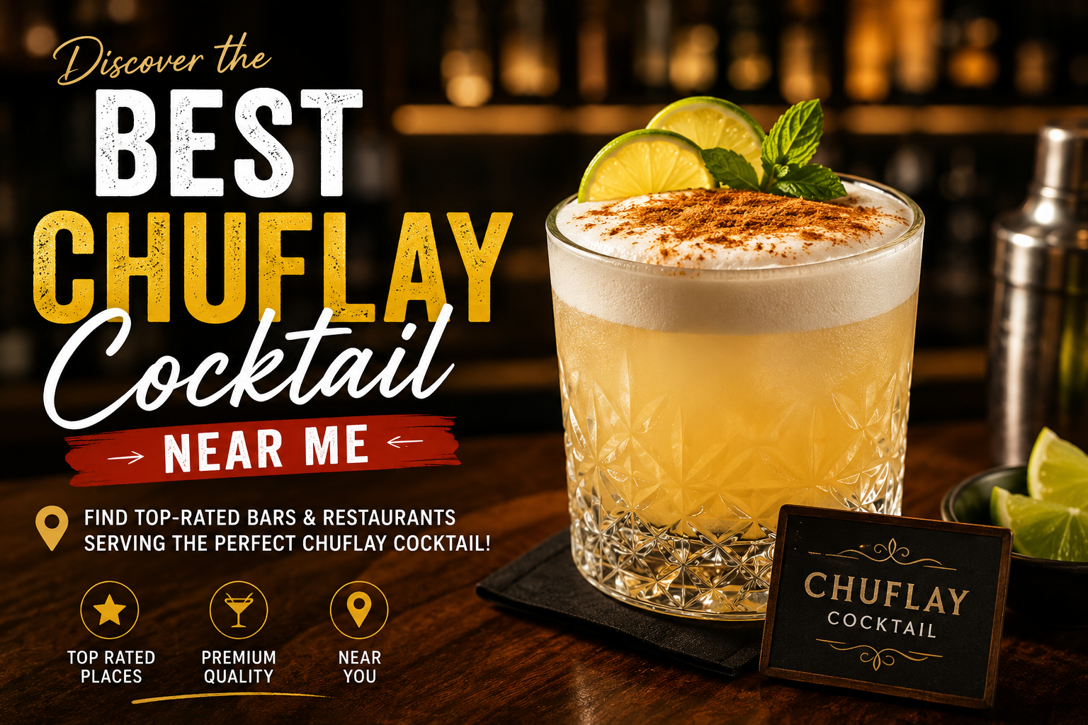 Best Chuflay Cocktail Near Me